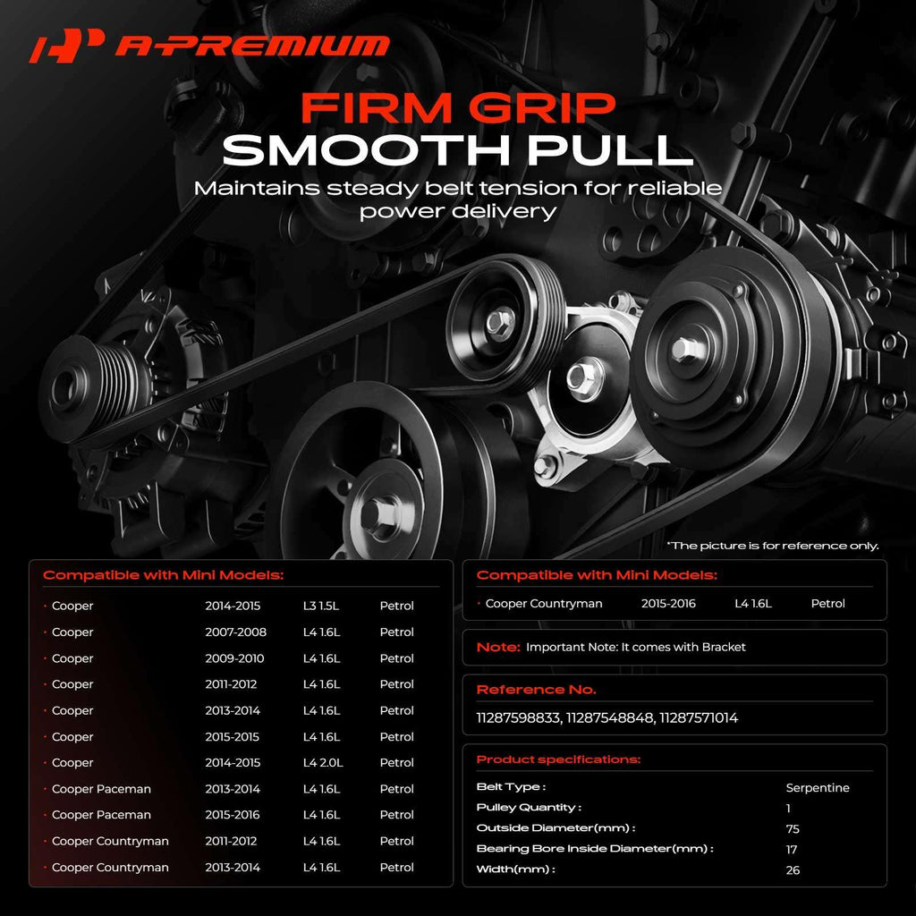 A-Premium Belt Idler Pulley Compatible with Mini