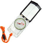 ProSight Sighting Map Compass with Adjustable Declination - Lightweight Orienteering Baseplate Compass for Hiking