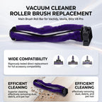 Replacement Roller Brush for V8 Pro, Tool-Free, ABS