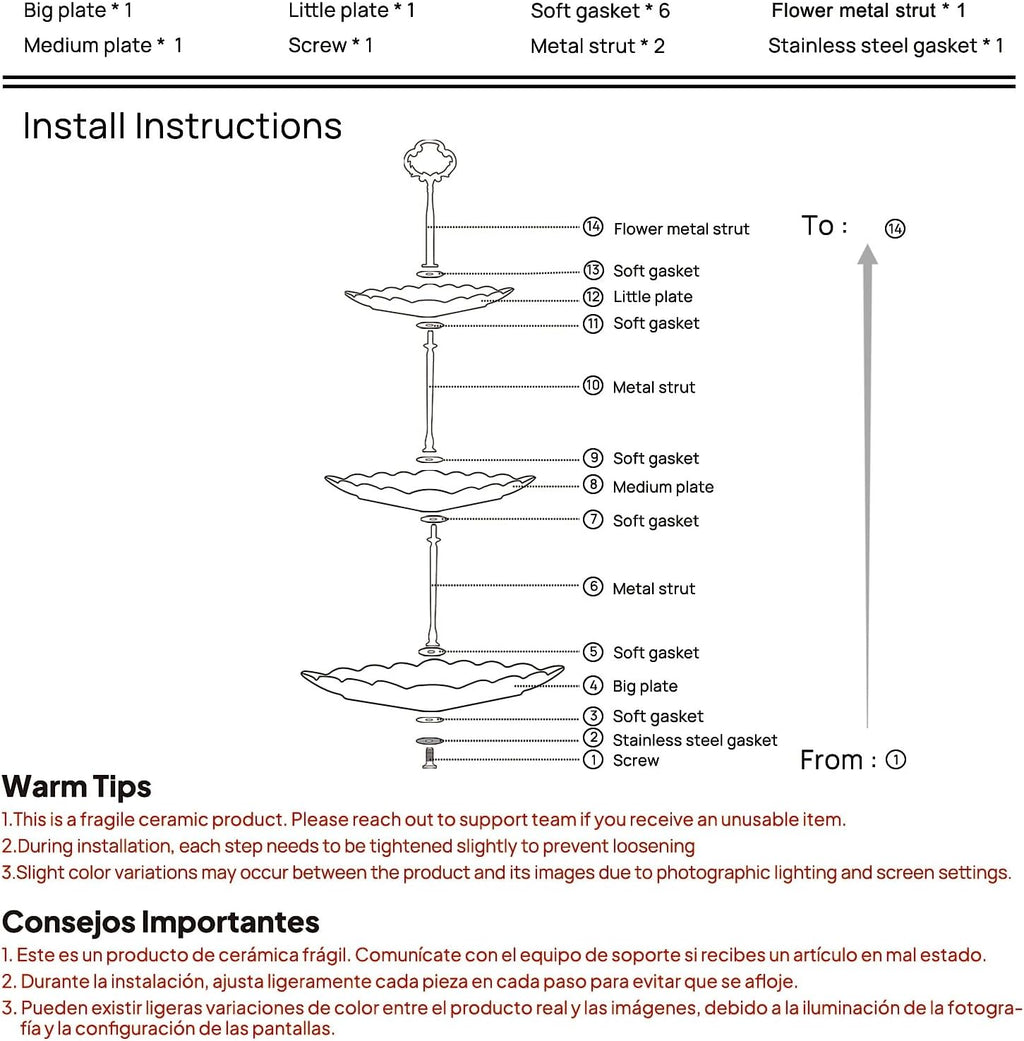 3 Tier Porcelain Cupcake Stand, Tiered Serving Cake Stand, Square White Embossed Dessert Stand, Weddings Parties