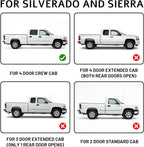 Outer Rocker Panels and Cab Corners Compatible with 1999-2007 Silverado