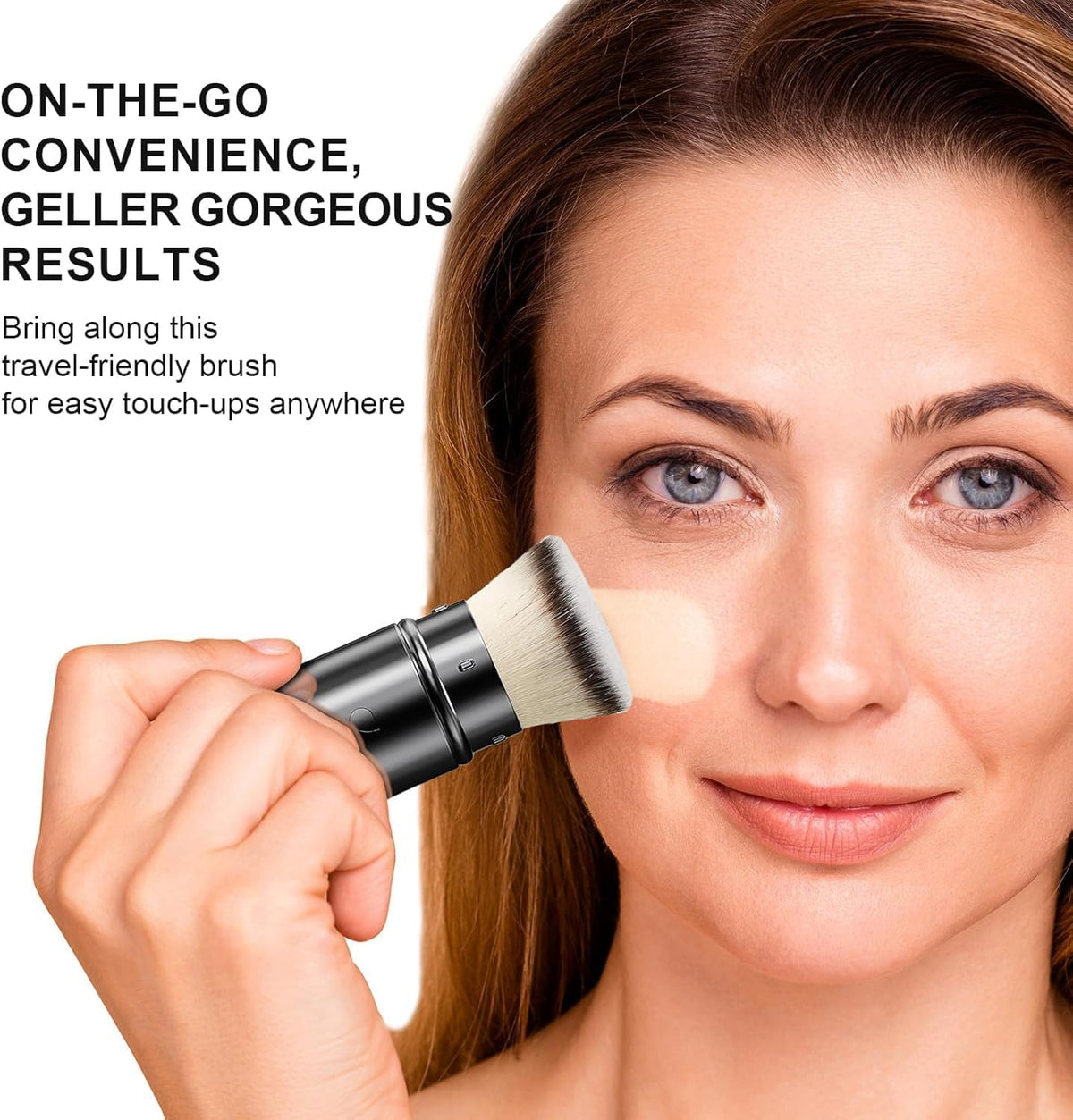 Retractable Kabuki Foundation Brush for Face Body