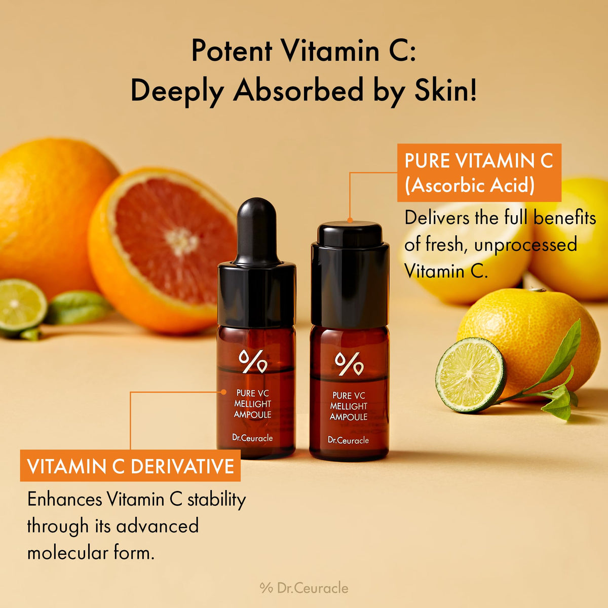 Pure Vitamin C Mellight Ampoule Set, 4 Week Program, 4 Counts
