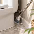 Extendable Long Handle Floor Scrub Brush, Crevice Cleaning Brush
