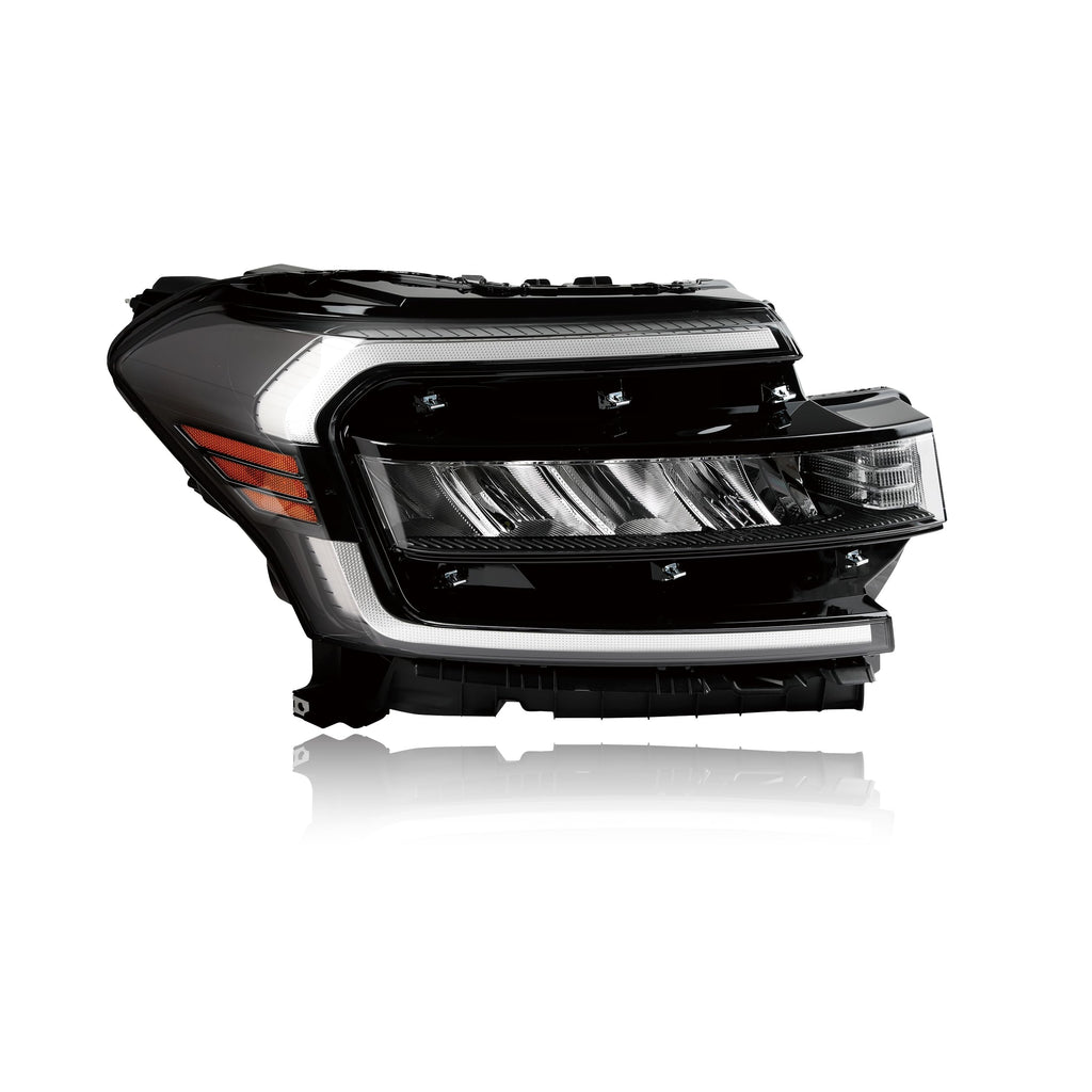 Black Headlight Assembly Compatible with 2022-2024 Ford Expedition