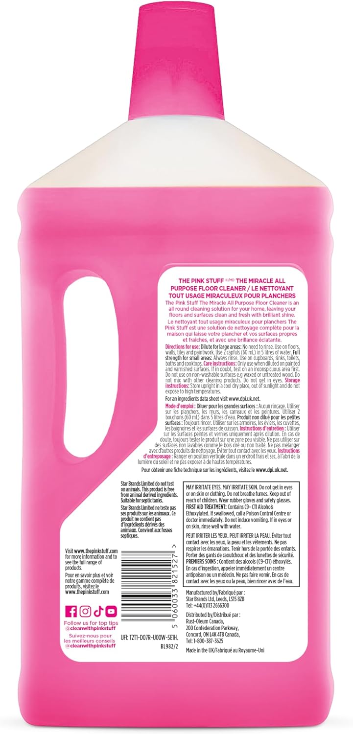 The Pink Stuff - The Miracle All Purpose Floor Cleaner 33.8fl oz