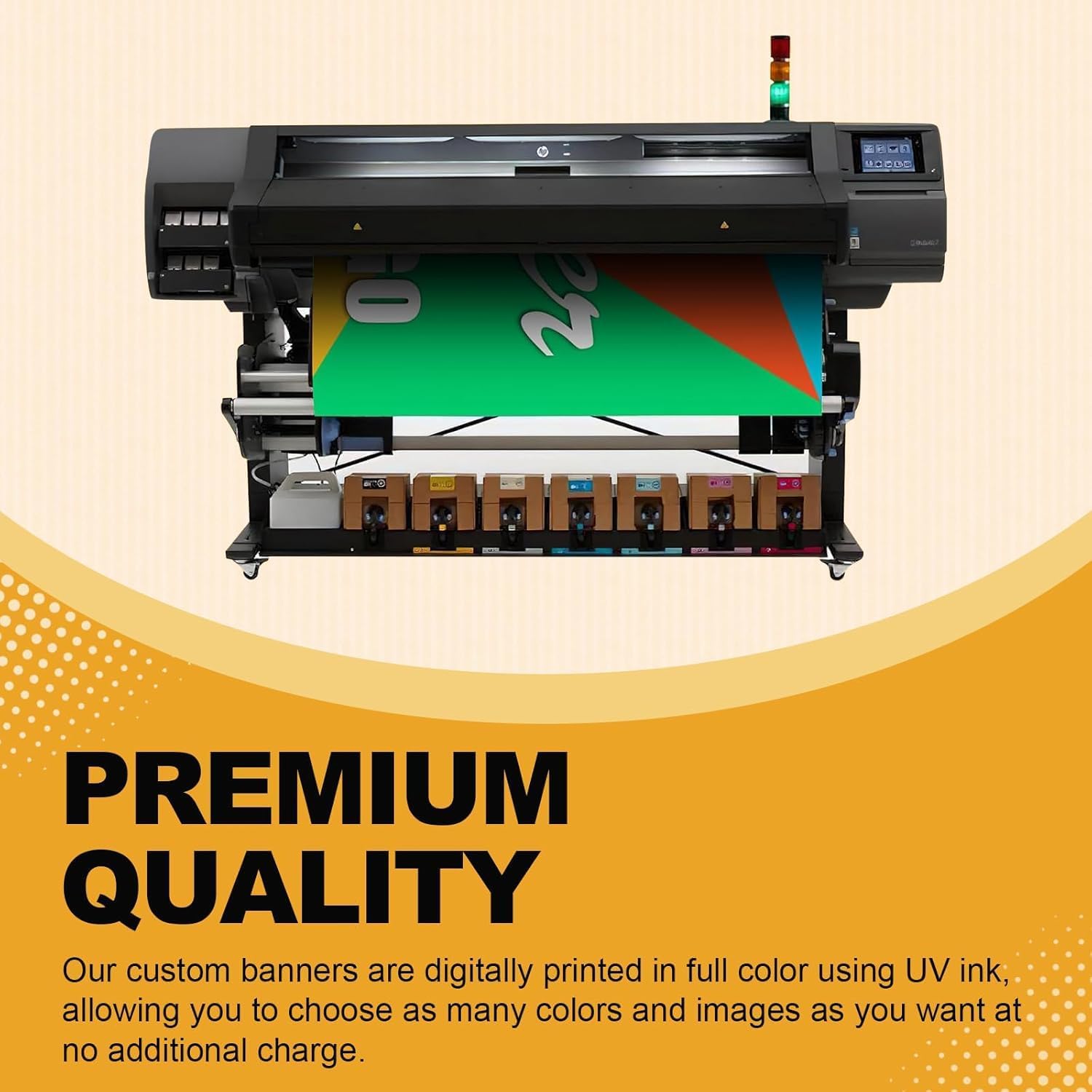 Custom Vinyl Banner-2ft x 4ft Full Color 13oz Banners and Signs Customize for Indoor Outdoor Display, Custom banner |