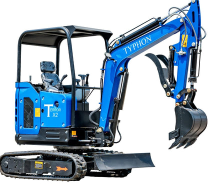 Terror X2 Storm Mini Excavator 2.5 Ton Trench Digger EPA Diesel 24.4-24.8HP Engine