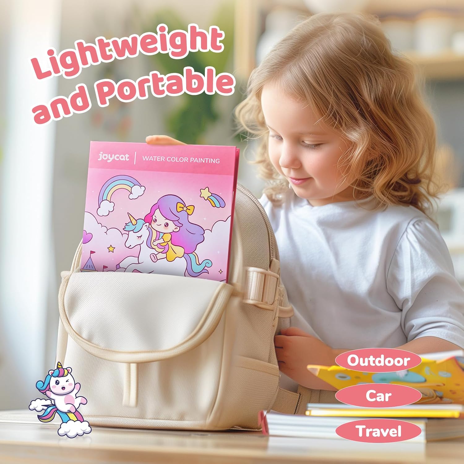 Paint with Water Coloring Books for Toddlers (Magical Pony) | Watercolor Painting Set for Kids Ages 3-5 & 4-8, Arts &