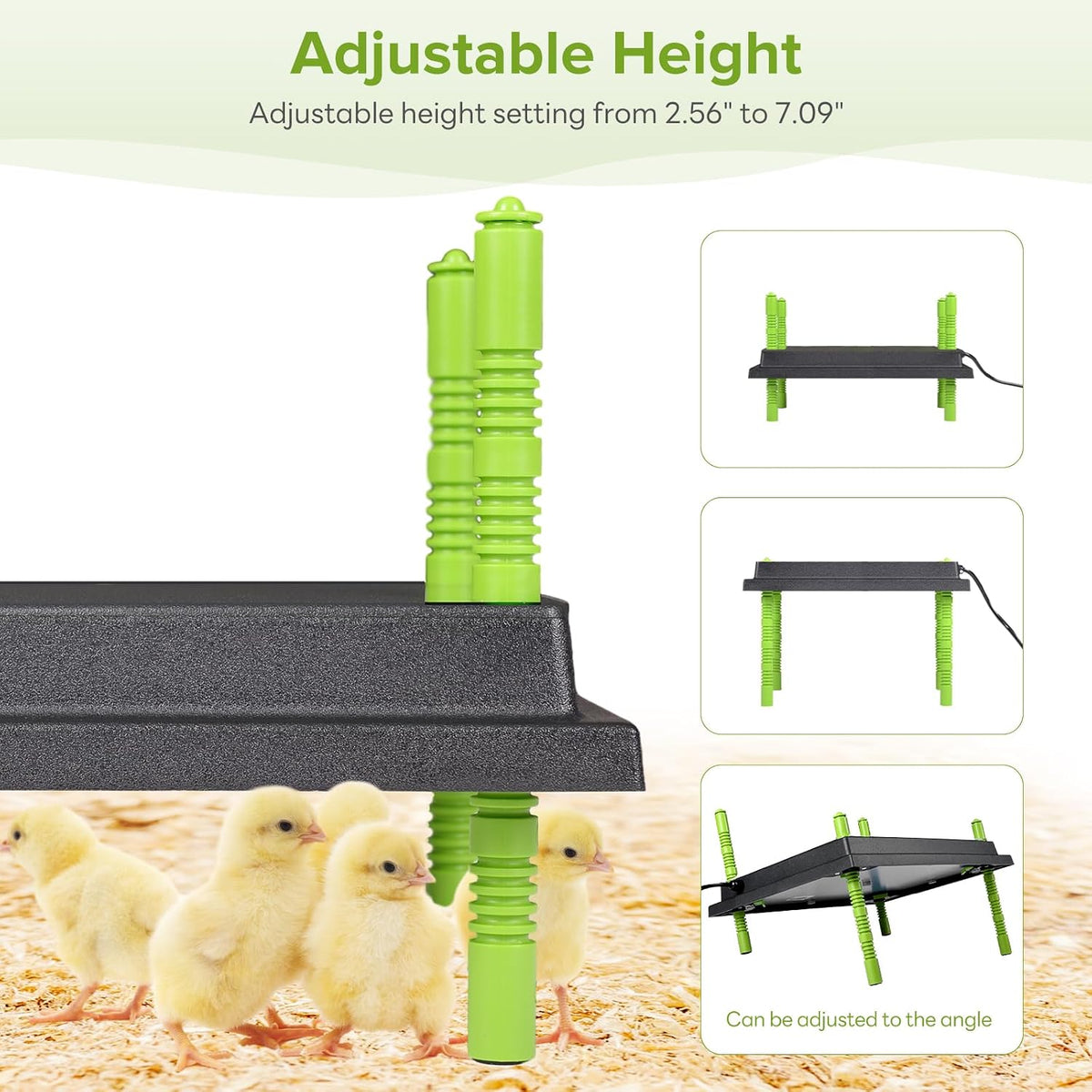 Brooder Heat Plate 12 X 16” Chick Heating Plate Warm Up to 30 Chicks