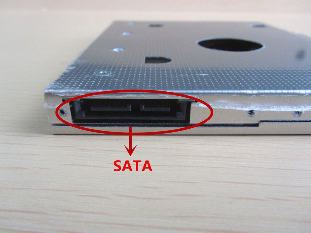 SATA 2nd HDD SSD Hard Drive Caddy for 12.7mm Universal CD / DVD-ROM Optical Bay