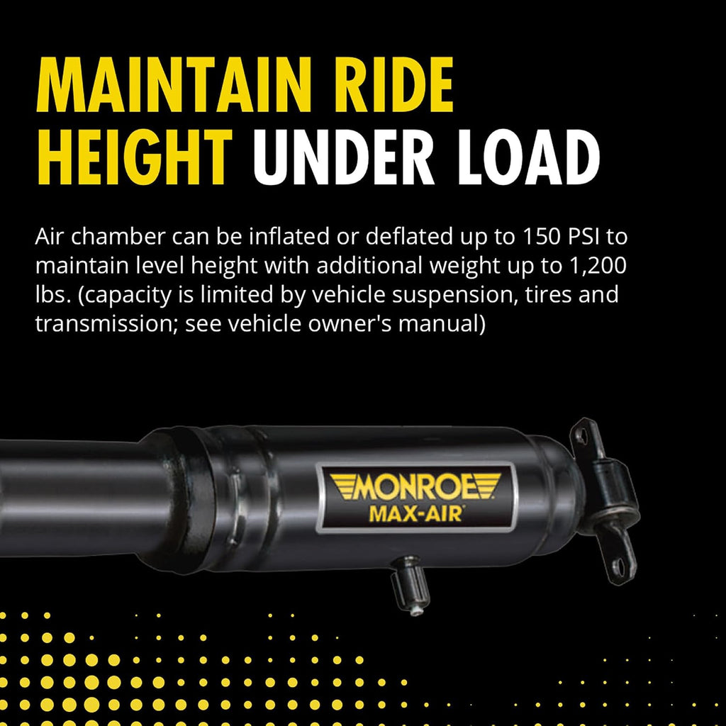 Monroe Max-Air MA837 Air Adjustable Air Shock Absorber Pack of 2 for Ram 1500