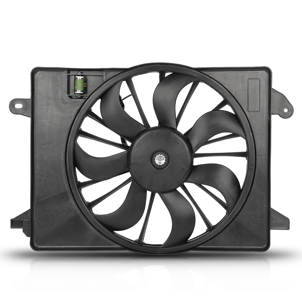 SCITOO Cooling Fan Assembly Compatible with Chrysler for Dodge