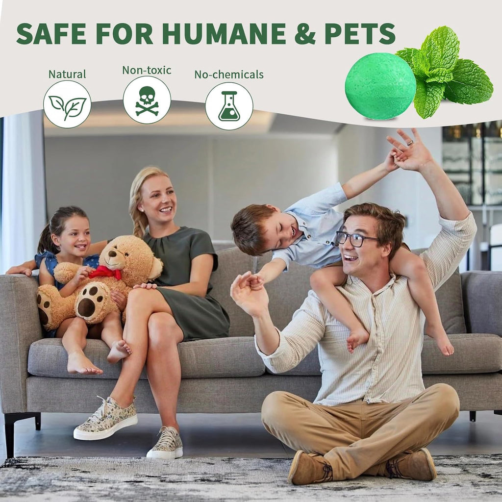 Mouse Rodent Repellent, 24 Pack Peppermint Oil for Mice, Mouse, Rats, Squirrel, Indoor/Outdoor Pest Control for Home