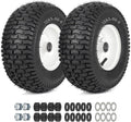 13x5.00-6 Rubber Lawn Mower Tire and Wheel, 2 Pcs Replacement 13x5-6nhs Riding Mowers Lawn Pneumatic Tire with