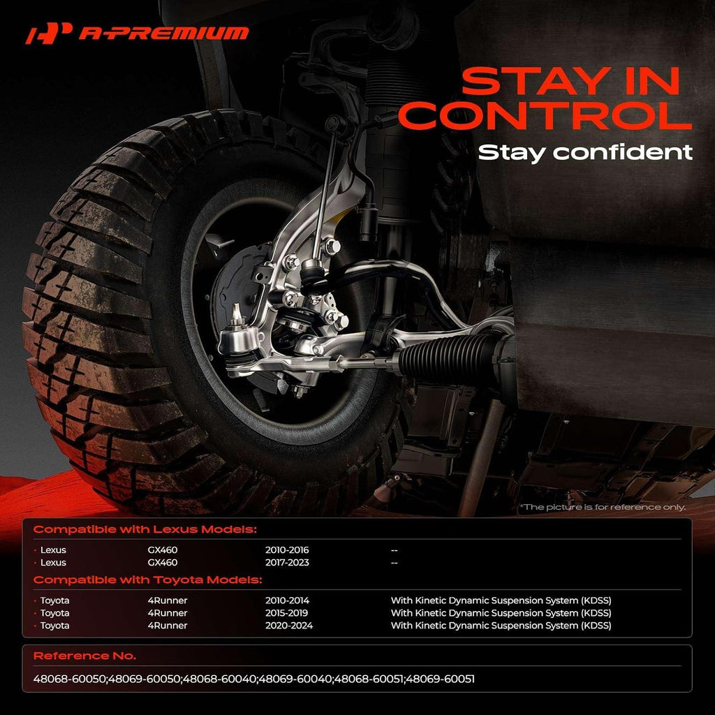 A-Premium Front Lower Ball Joint, Compatible with Toyota, Lexus