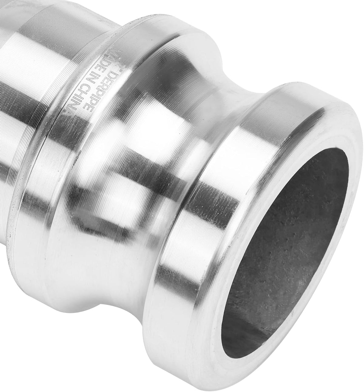 Aluminum PartE Camlock Fitting - 2" Male Cam lock x 2" Hose Shank Type E Cam Groove Hose Quick Disconnects Adapter (pack of 2)