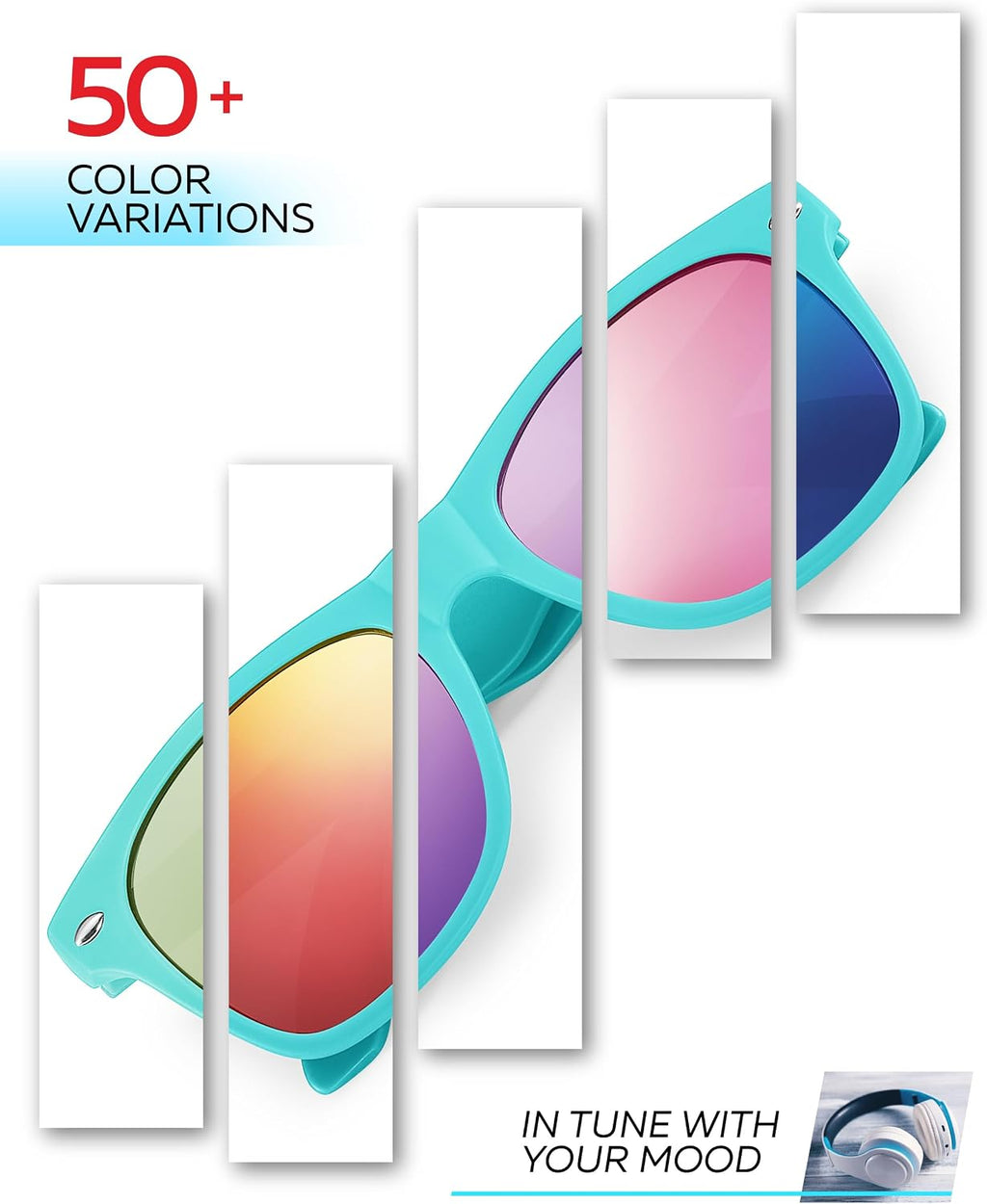 Kids Sunglasses for Boys Girls Age 3-12 - Shatterproof UV400 Toddler Children Sun Glasses