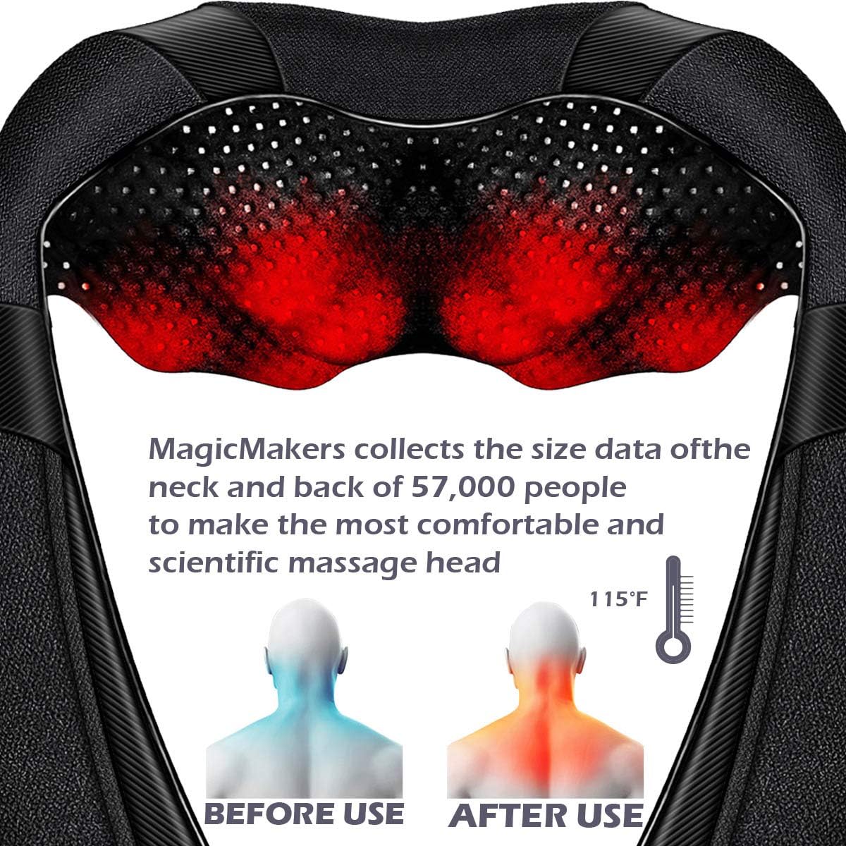 Fathers Day Dad Husband Men Gifts, Christmas Women Gifts for Mom Wife Him Her, Shiatsu Neck Back and Shoulder