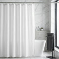 Waterproof Fabric Shower Curtain Liner, TPU Coated, PEVA-Free & Odorless, Hotel Quality, 3 Magnets, Rust-Proof Metal
