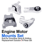 4PCS Engine Motor Mount Set Compatible with 200 2.4L 2015-2017