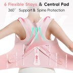 Posture Corrector for Women, Adjustable Shoulder & Back Brace