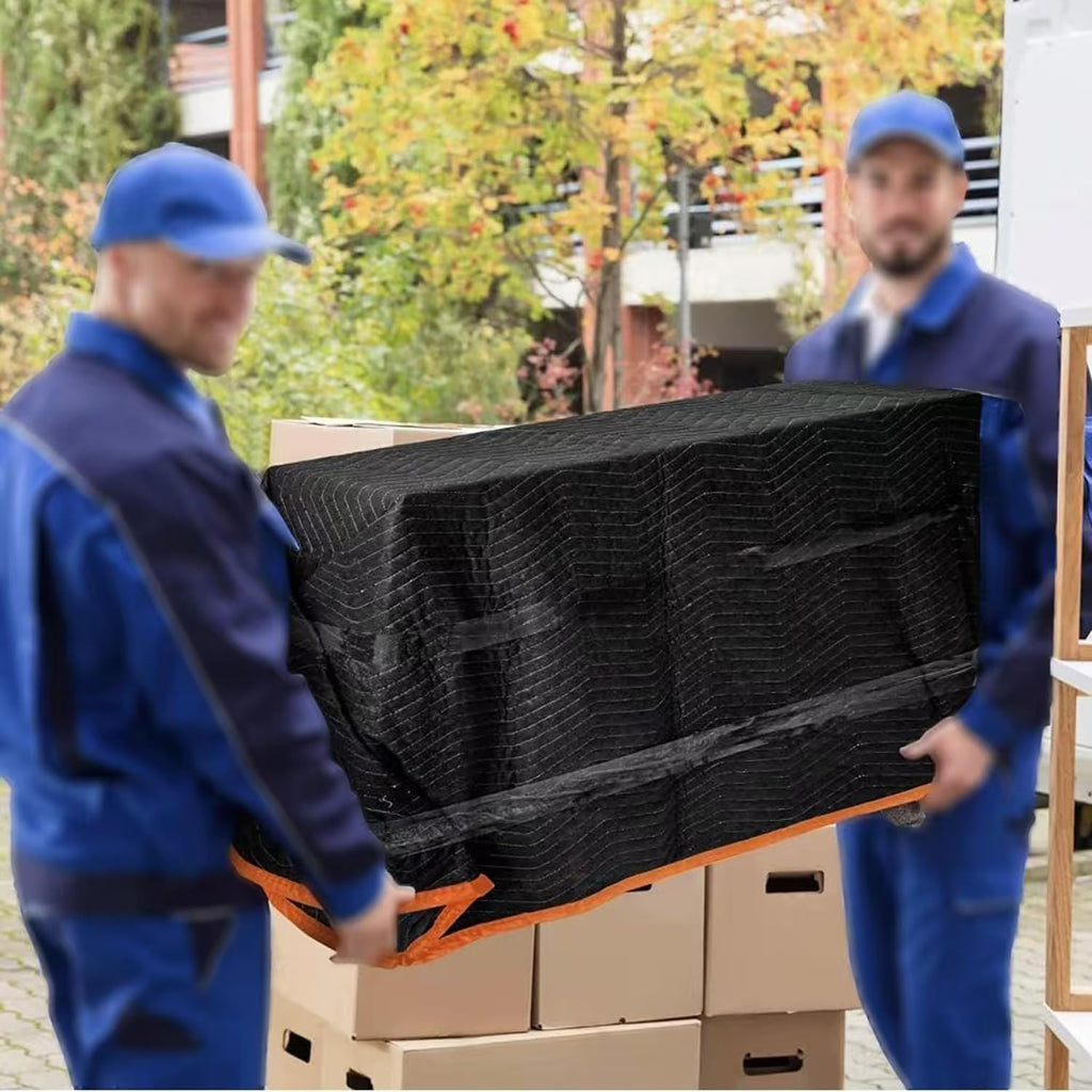 Large Moving Blankets 80 * 72in Heavy Duty Packing Blankets for Furniture Moving Shipping Wrapping Quilted Furniture