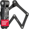 FoldyLock Compact Lightweight Patented Folding Bike Lock 33.5 in | Award Winning Smart Secure Guard High Security