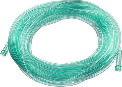 Oxygen Tubing - Green Crush Resistant Oxygen Tubes - 25 Foot