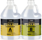 68OZ 3×UV Resistant Resin Kit,No Bubble & Crystal Clear Epoxy Resin for Coating, Casting, Table Top,DIY, Bar Top