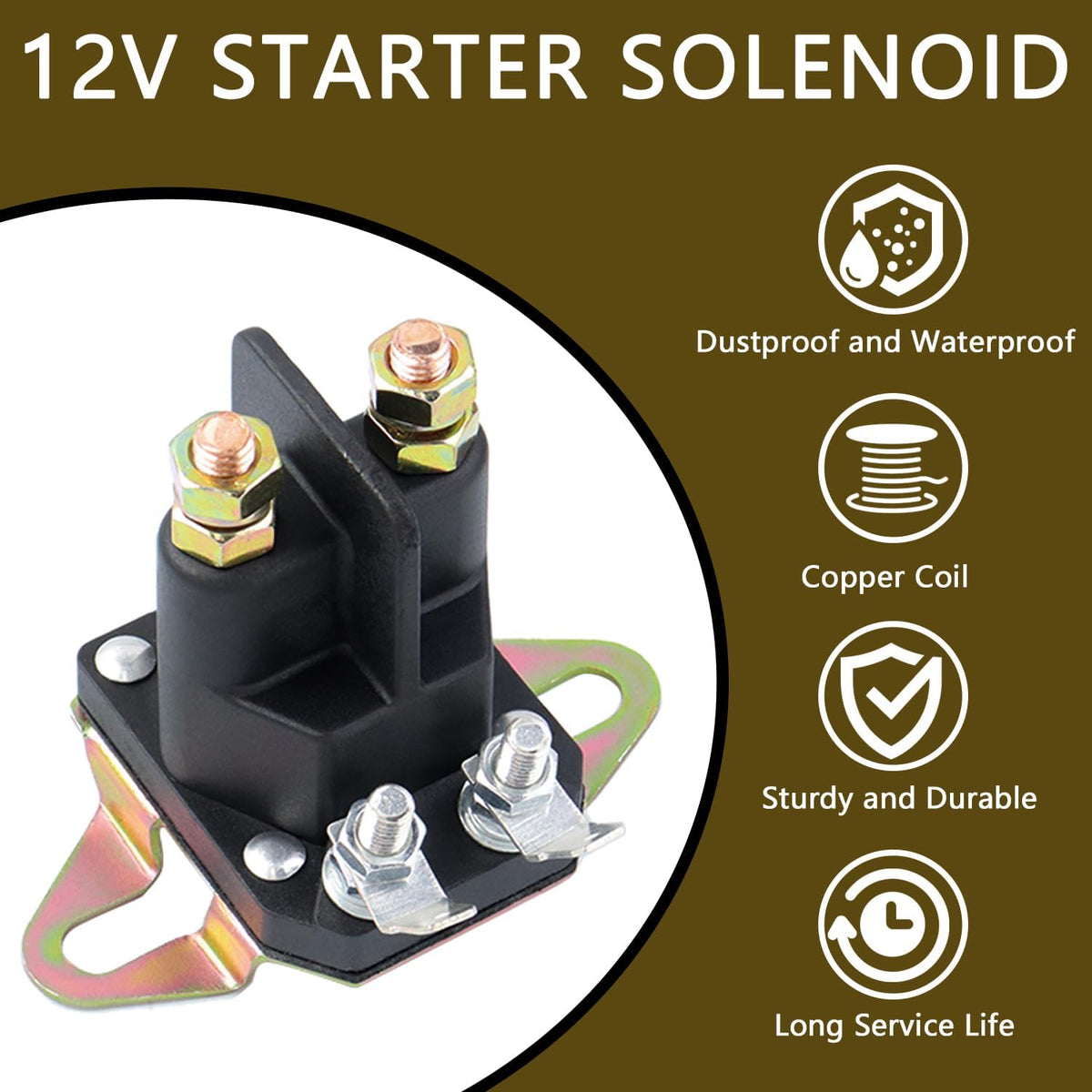 117-1197 Starter Solenoid Compatible with Toro Exmark Timecutter Zero Turn