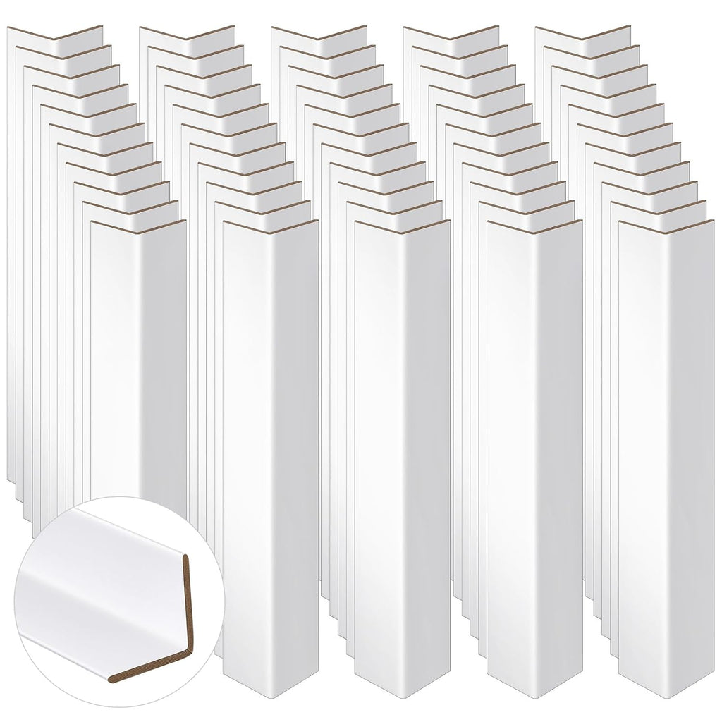 100 Pcs 1.89" x 1.89" x 12" Cardboard Edge Corner Protectors