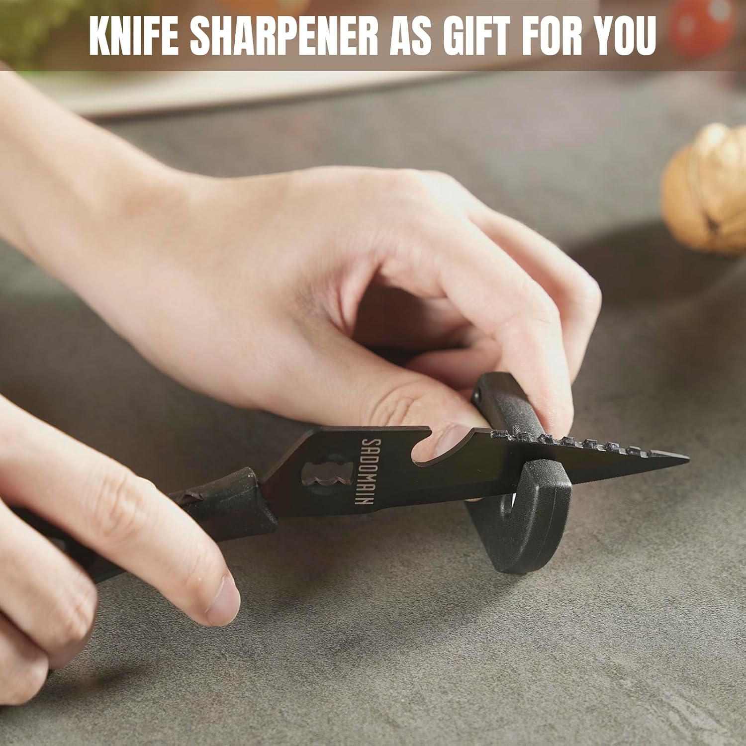Kitchen Scissors All Purpose, Extra Sharp Kitchen Shears with Knife Sharpener & Sheath, Solid & Durable Stainless