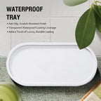 Hand Soap Dispenser for Bathroom, White & Silver