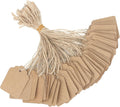 500Pcs Price Tags with String Attached, 1.4x1.8 in Kraft Paper Tag