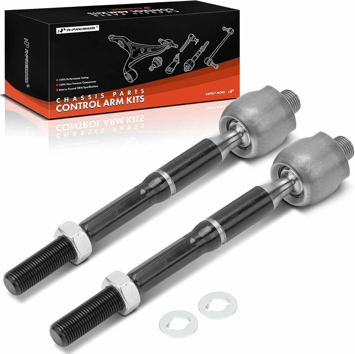 A-Premium Front Inner Tie Rod End, Compatible with Toyota, Lexus