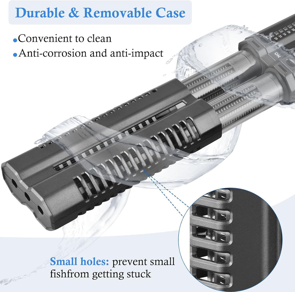 400W Submersible Aquarium Heater with Controller for 45-95Gal