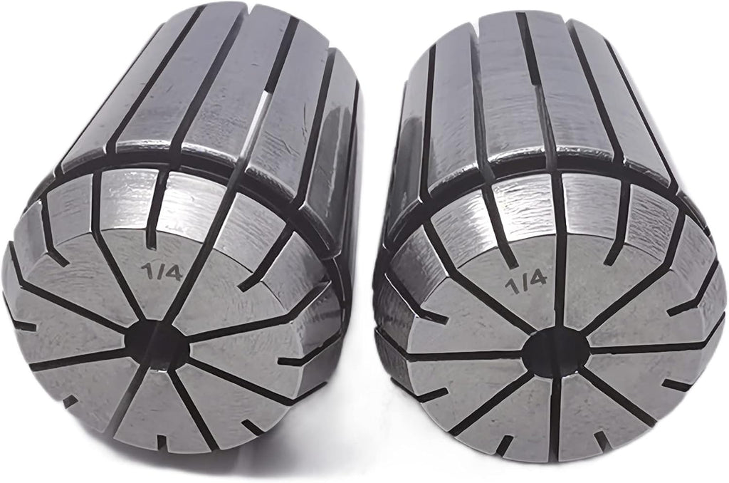 ER32 1/4 Collet Set 2pcs,Spring Collet Set for CNC Engraving Machine and Milling Lathe Tool