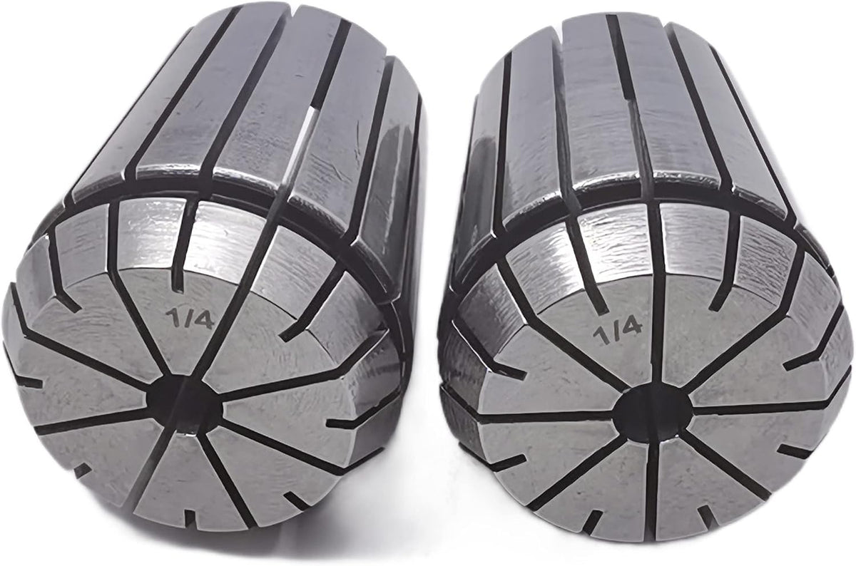 ER32 1/4 Collet Set 2pcs,Spring Collet Set for CNC Engraving Machine and Milling Lathe Tool