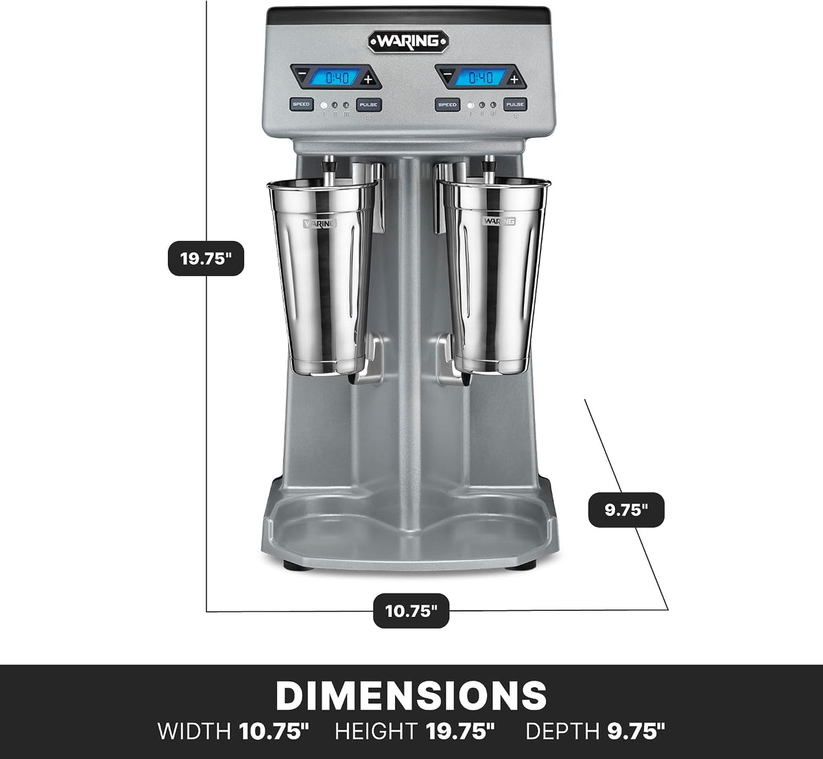 Heavy-Duty Double Spindle Drink Mixer