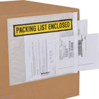 Panel Face Envelopes, "Packing List Enclosed", 12"L x 10"W, Yellow, 500/Pack