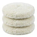 3 Pack Wool Polishing Pad, 7 inch Wool Buffing Pad for Compound Cutting & Polishing, Buffing Pad Kit for Car, Boats