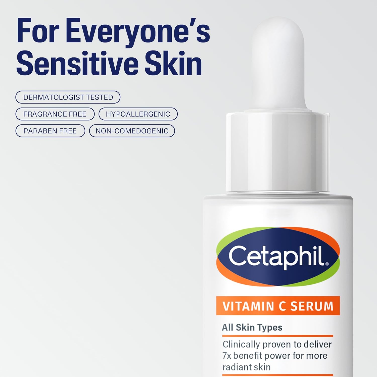 Vitamin C Serum for Dark Spots, Niacinamide, Fragrance Free, 1 Fl Oz