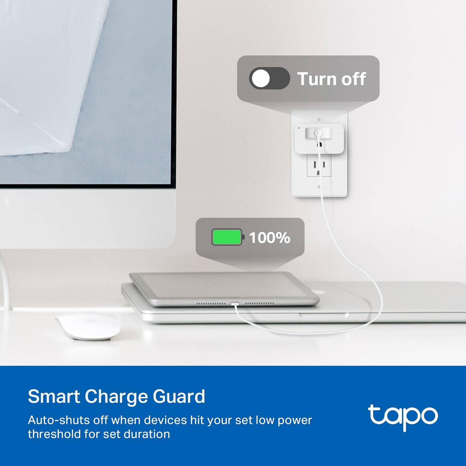 TP-Link 𝗧𝗮𝗽𝗼 Smart Plug Wi-Fi Mini, Energy Monitoring, Compatible with Alexa & Google Home & Samsung SmartThings