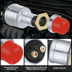 TOODOO 2 Pieces Push Button Starter Switch 12v-24v Waterproof, Red