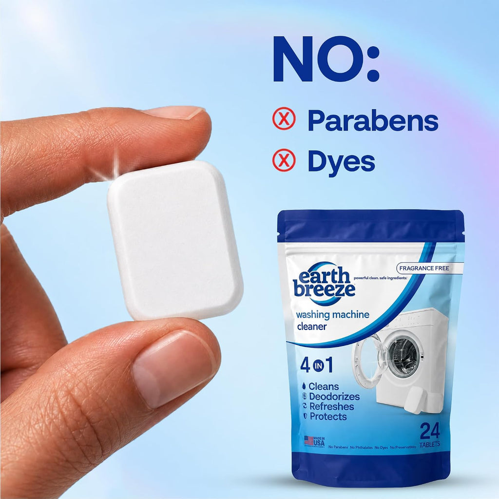 Washing Machine Cleaner Tablets Fragrance-Free 1 Year Supply