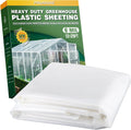 6 Mil Plastic Sheeting, 12x25 FT, Greenhouse Plastic,Heavy Duty | UV Resistant, Tear-Resistant,Waterproof