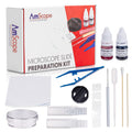 SP-14 Microscope Slide Preparation Kit - Includes Blank | Precision Tip Anti-Static Stainless Steel Lightweight