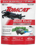 Mouse Killer, Child & Dog Resistant, Refillable Station and 16 Baits | Weather-Resistant Indoor/Outdoor Bait Station