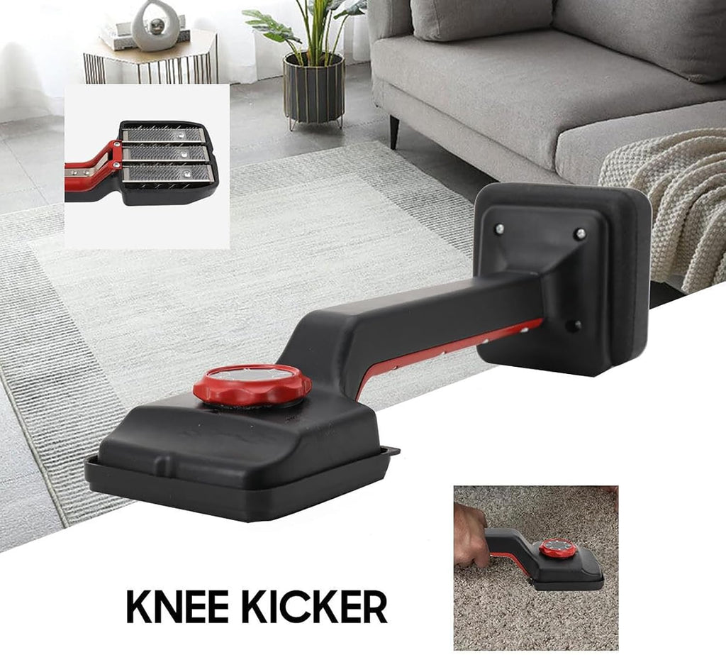 Carpet Stretcher & Knee Kicker Kit - Heavy Duty Zero-Wrinkle Tool for Commercial Flooring Installation - Includes